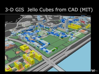 3-D GIS Jello Cubes from CAD (MIT)
 