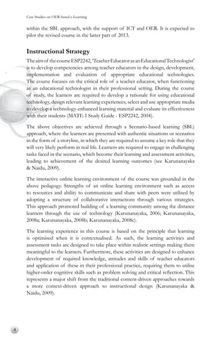 Case studies on OER - based eLearning by Som Naidu and Sanjaya Mishra