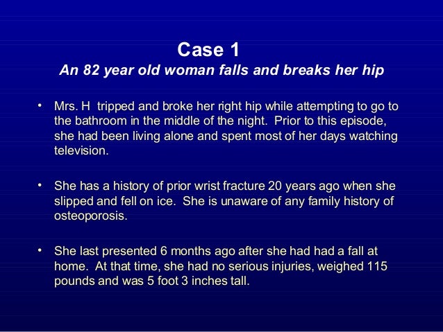 case study for osteoporosis