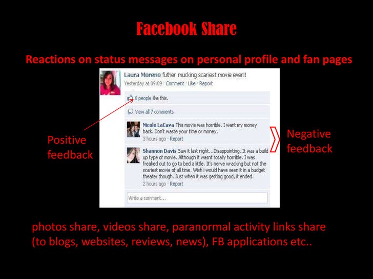 facebook share br reactions