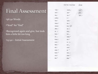 Reading for meaningLesson 3