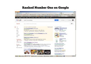 Ranked Number One on Google