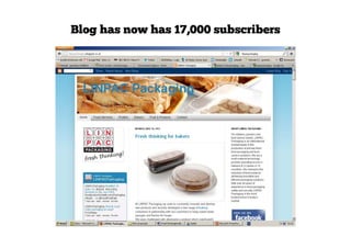 Blog has now has 17,000 subscribers