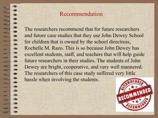 Reference For A Case Study Case study | PPTX