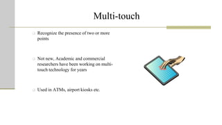 Touch Technology: MIS Case study | PPTX