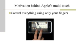 Touch Technology: MIS Case study | PPTX