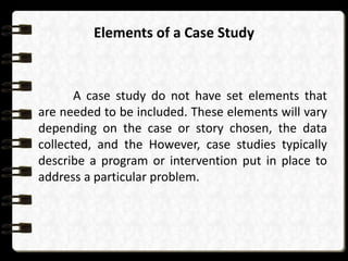 case study of selected issues
