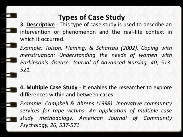 descriptive research case study examples