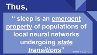 Neurobiology of sleep onset: the Sleep-wake switch | PDF