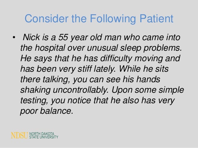 case study on parkinson's disease