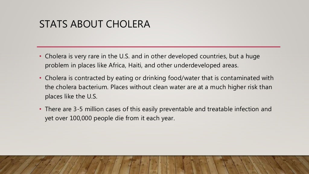 Case study Cholera