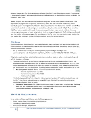 Risk Assessment Case Study | PDF