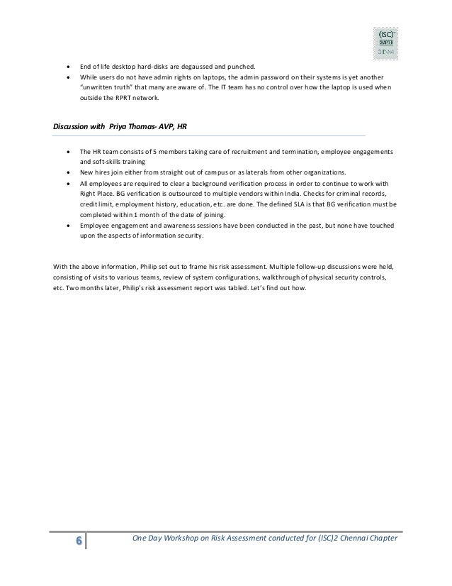 Risk assessment report ppt image