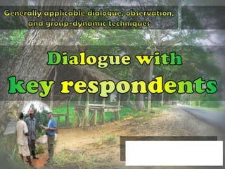 CASE STUDY (Dialogue with key respondents)