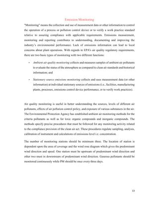 A Case Study Report on Air Pollution in Cement Industry | PDF