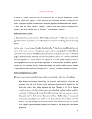 A Case Study Report on Air Pollution in Cement Industry | PDF