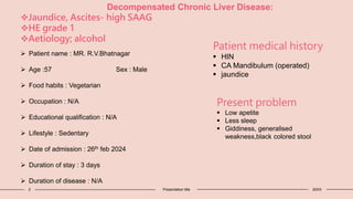 The Case Study Presentation of a Patient | PPTX