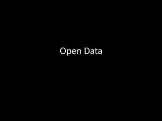 Open Data
 