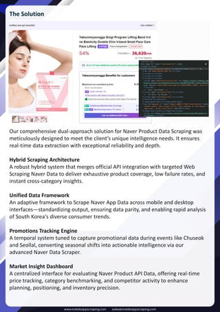 Case Study - A Dual Strategy For Naver Product Data Scraping Using APIs ...
