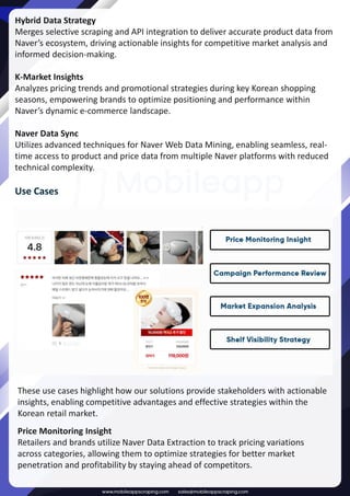 Case Study - A Dual Strategy For Naver Product Data Scraping Using APIs ...