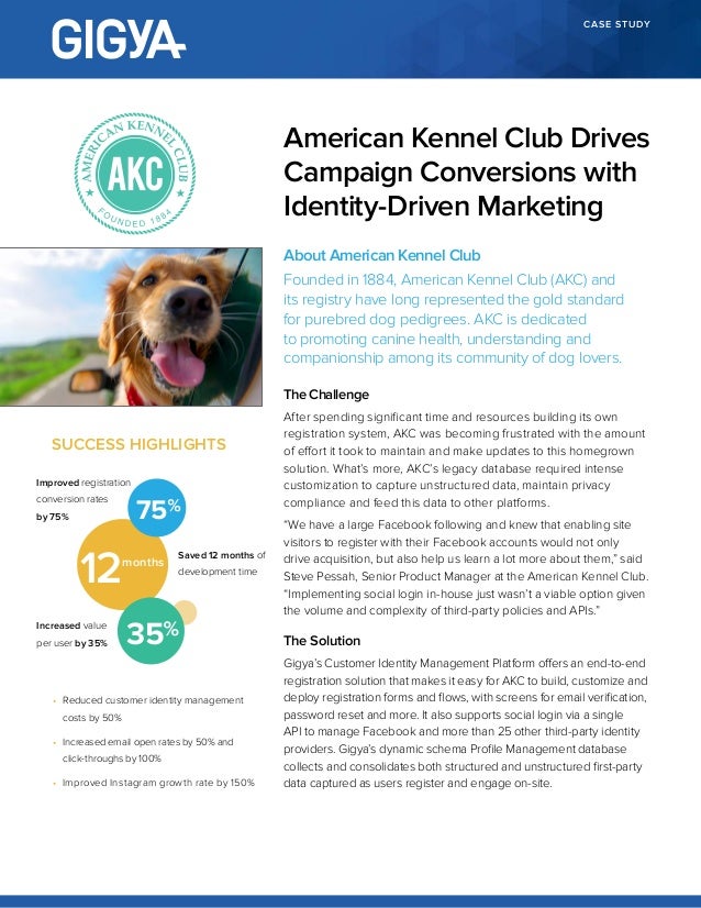 Case study American Kennel Club