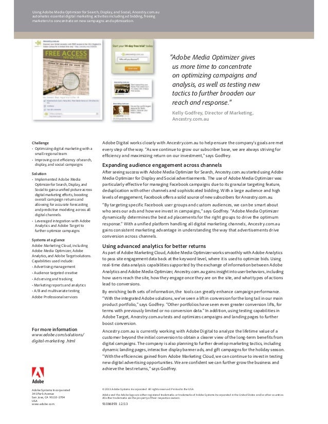 Ancestry case study picture