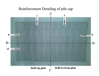Reinforcement Detailing of pile cap
 