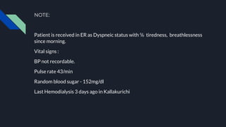 Case study chronic kidney disease stage v on mhd | PDF