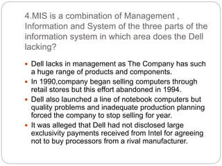 Case study dell mis | PPTX