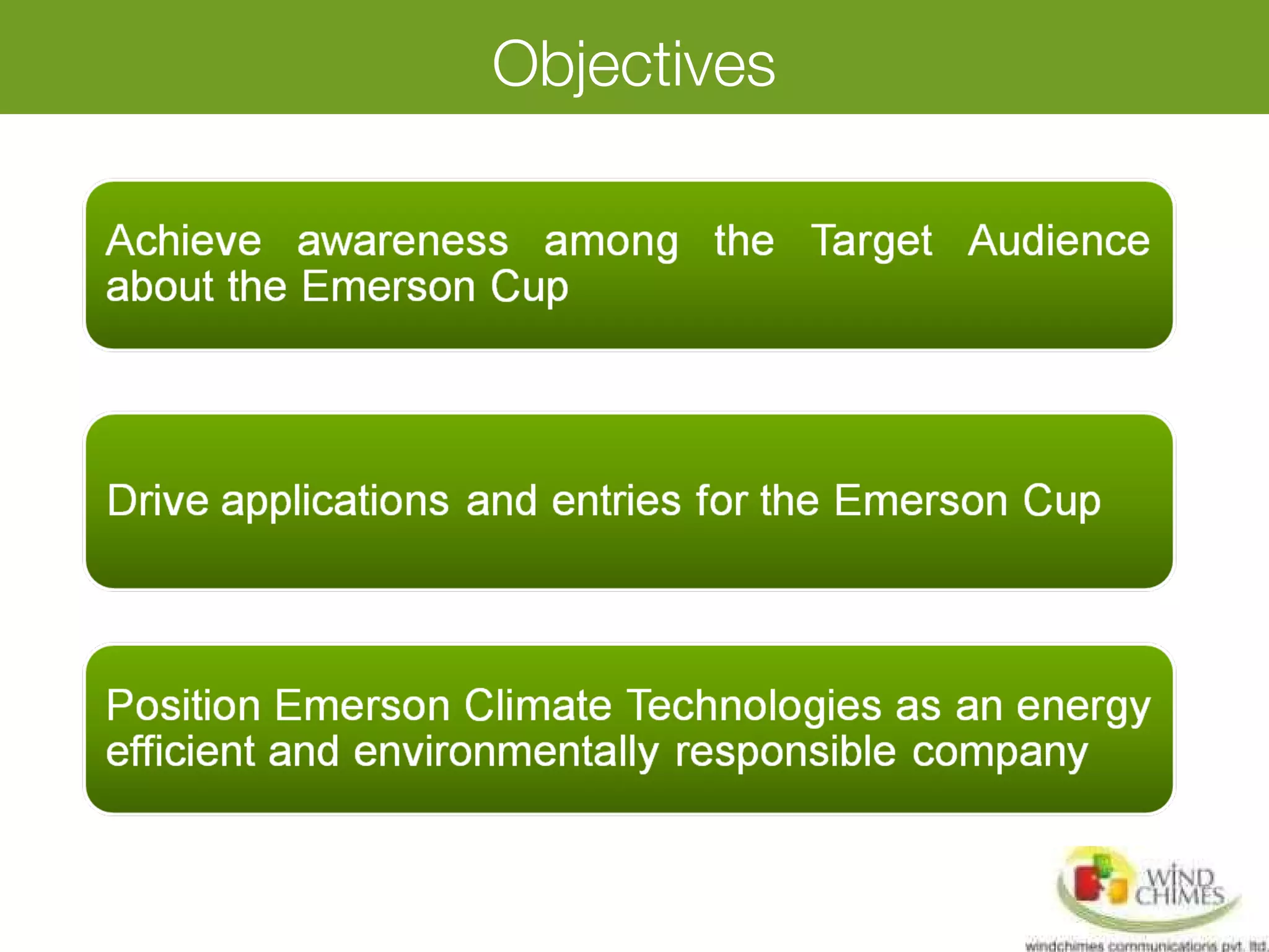 Objectives
 