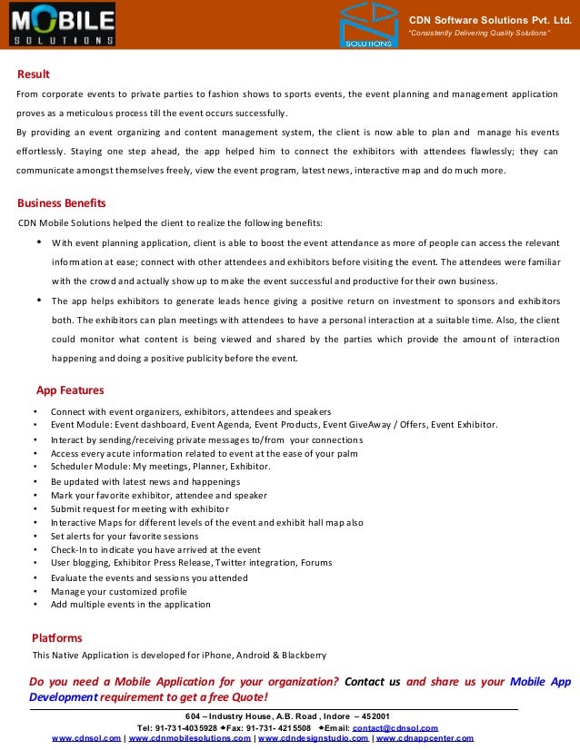 Case study related to event management picture