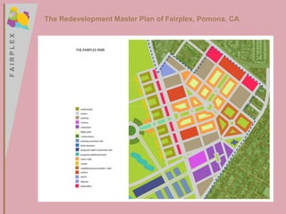 F A I R P L E X F A I R P L E X The Redevelopment Master Plan of Fairplex, Pomona, CA 
