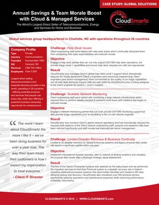 Cloudsmartz Case Study: Managed Services | PDF
