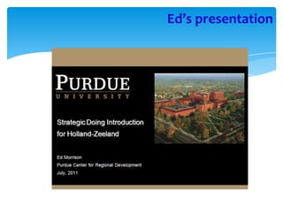 Ed’s presentation
 