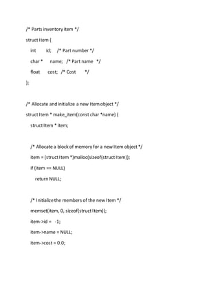 Case study how pointer plays very important role in data structure | DOCX