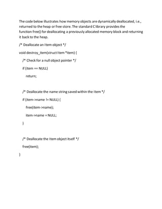 Case study how pointer plays very important role in data structure | DOCX