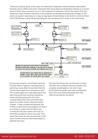 Case Study - Importance of Relay Coordination in Process Industries | PDF
