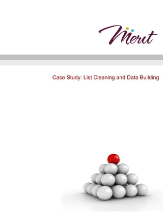 Case Study: List Cleaning and Data Building 