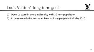 Case study - Louis Vuitton in India | PDF
