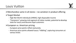 Case study - Louis Vuitton in India | PDF