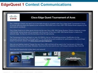 EdgeQuest 1  Contest Communications 