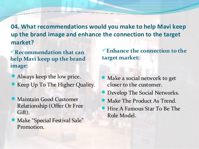 Mavi jeans case study answers picture