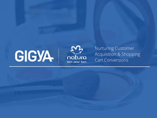 Nurturing Customer
Acquisition & Shopping
Cart Conversions
 