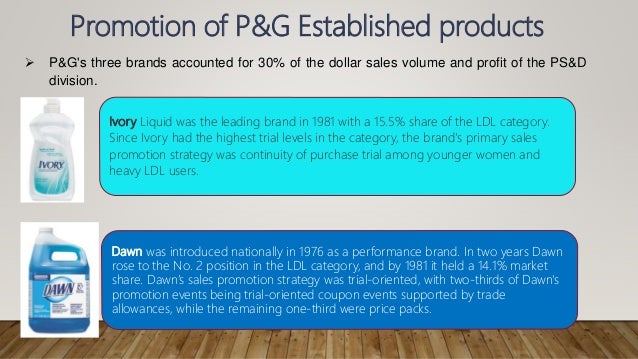 Procter and gamble case study summary picture