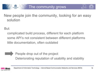 Creating a business, phase 3




Department of Information Technology – Internet Based Communication Networks and Services (IBCN)   18
 