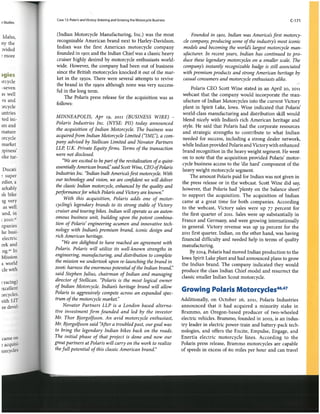 Case study polaris and victory | PDF