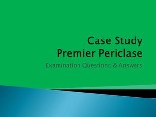 Examination Questions & Answers

 