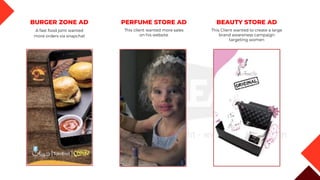 Snapcat Ad Example Snapchat Ads Examples | PPTX
