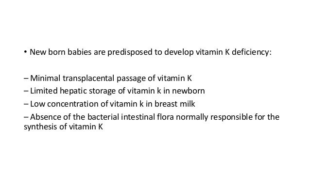 Vitamin k deficiency and coagulation Vitamin k deficiency and coagulation picture