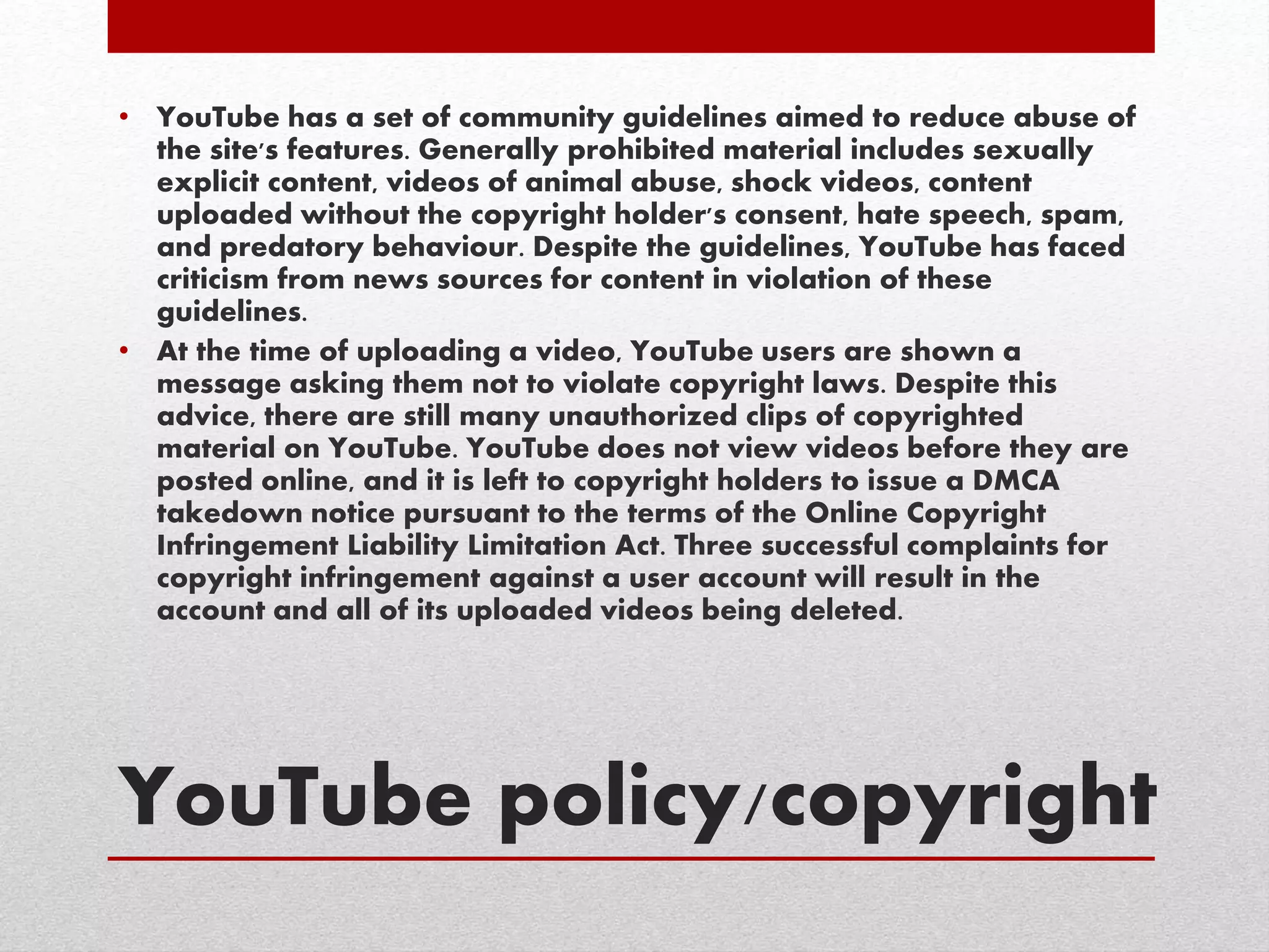 Case study - YouTube | PPTX